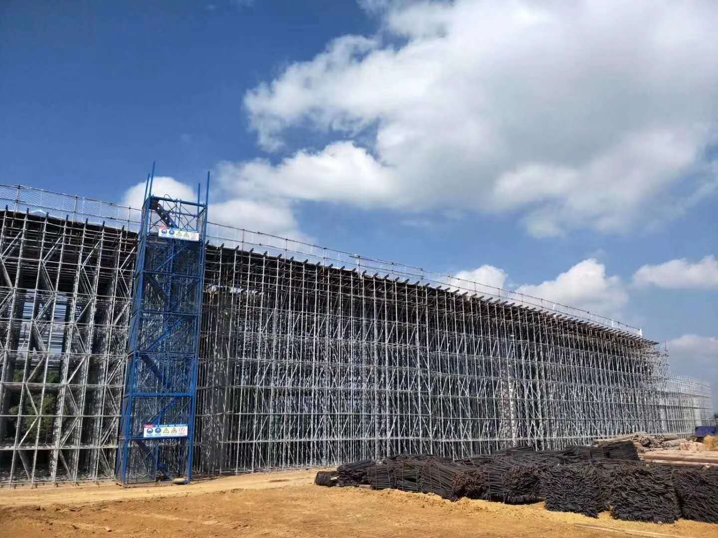 盤扣腳手架搭建周期短，經(jīng)濟(jì)效益好！
